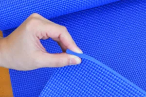 YogaAccessories Extra Wide and Extra Long 1/4'' Deluxe Yoga Mat Blue - product information 4