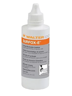 Walter 54A041 Surfox-E Stainless Steel Etching Electrolyte (100 ml) - White - B007NJ25ZO