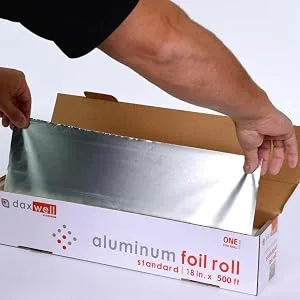 Daxwell Standard Aluminum Foil Roll, 18" x 500 Ft, J10003023 - foil