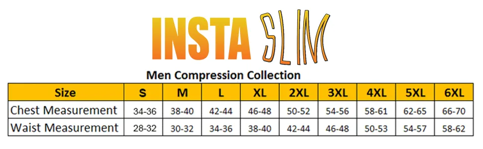 Insta Slim Mens Compression Tank Top - Slimming Body Shaper Muscle Tank - Abdomen Control Undershirt X-Large Black - size