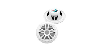 BOSS Audio Systems MR6W 180 Watt Per Pair, 6.5 Inch, Full Range, 2 Way Weatherproof Marine Speakers Sold in Pairs, White - image
