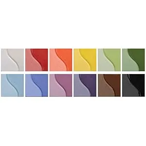 Sax True Flow Underglaze Set, 2 Ounces, Acrylic, Assorted Colors, Set of 12 - 1371407 - Ceramic Tiles