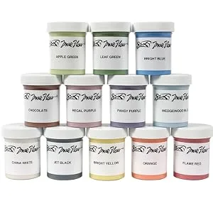 Sax True Flow Underglaze Set, 2 Ounces, Acrylic, Assorted Colors, Set of 12 - 1371407 - Underglaze