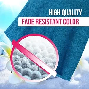 CrystalTowels 7-Pack Bath Towels - Extra-Absorbent - 100% Cotton - 27" x 52" Multi Color Brights - product information 5