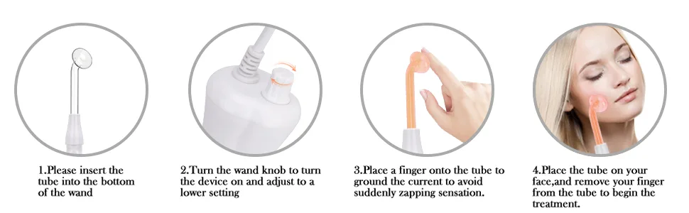 High F requency Wand, Yofuly Portable Beauty Machine for Face/Eyes/Body Care - product information 22