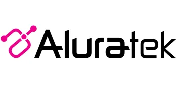 Aluratek 8" LCD Digital Picture Frame, 4GB Built-In Memory, USB/SD/SDHC Supported, Stylish Slim Modern Black Frame, Built-In Clock & Calendar 8" (w/ Built-in Memory) - Aluratek logo