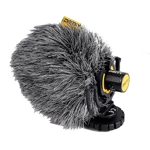 Deity V-Mic D4 Mini Video Microphone 20mph Wind Rating,Runs of 1-5V from Cameras,Phones,and Audio Recorders - deity d4