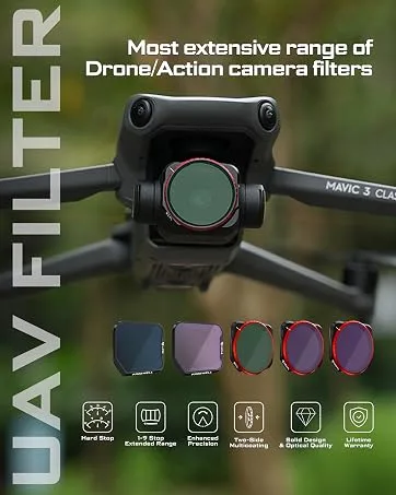Freewell Variable ND (Mist Edition) VND2-5 Stop, VND6-9 Stop 2 Pack Run&Gun Camera Lens Filters Compatible with Mini 3 Pro/Mini 3 VNDXMIST Mini 3 Pro - product information 6