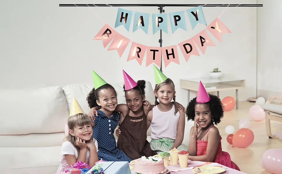 Hpusn 8.5 x 5 ft Backdrop Stand: Photo Video Studio Adjustable Backdrop Stand for Parties, Wedding, Photography, Advertising Display BS01T - backdrop stand