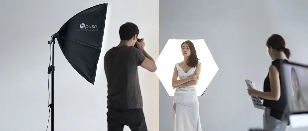Hpusn 8.5 x 5 ft Backdrop Stand: Photo Video Studio Adjustable Backdrop Stand for Parties, Wedding, Photography, Advertising Display BS01T - Softbox