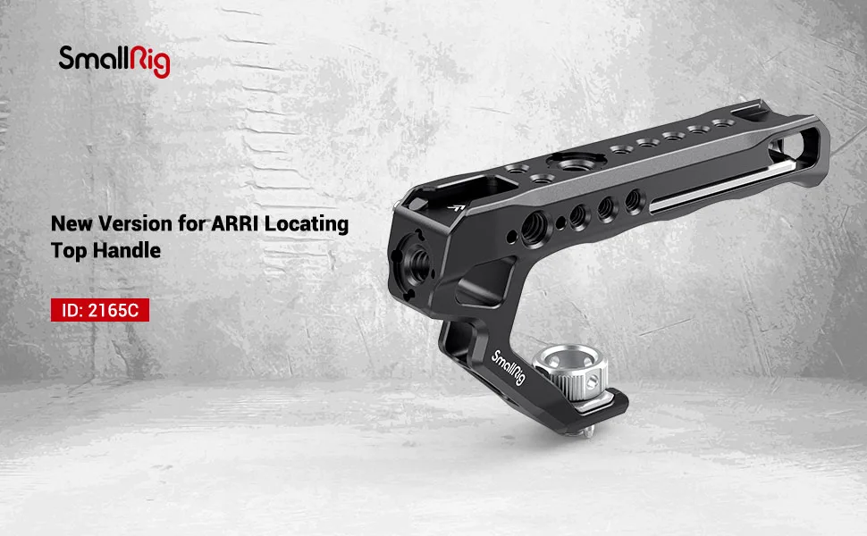 SmallRig Ergonomic Handle with Locating Holes for ARRI, Anti-Off Designed Cold Shoe Adapter - 2165 - product information 14