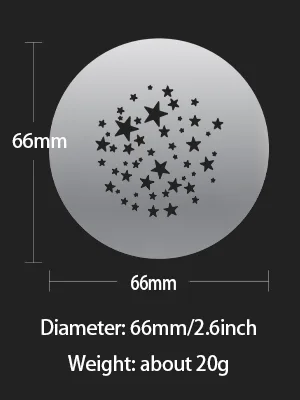 SOONPHO 13pcs Round GOBO Kit IV for Optical Snoot Conical Focalize Condenser Spotlight Concentrator,Art Special Effects Shaped Beam Light Photography Accessories (13PCS IV) 4 - product information 12