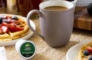 Green Mountain Coffee Roasters Half Caff, Single-Serve Keurig K-Cup Pods, Medium Roast Coffee, 12 Count (Pack of 6), Total 72 Count - Green Mountain Coffee, single-serve, Keurig, K-Cup, pods, kcup, k cup, San Francisco Bay, OneCup