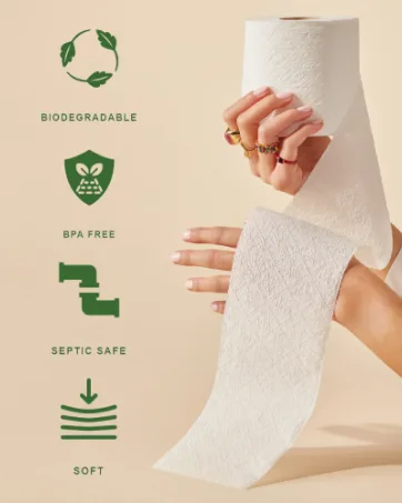 Caboo Tree Free Bamboo Paper Towels, 6 Rolls, Earth Friendly Sustainable Kitchen Paper Towels with Strong 2 Ply Sheets 6 Count (Pack of 1) - Tree Free TP