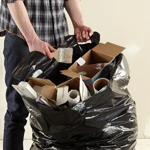 Hefty Load & Carry Heavy Duty Contractor Large Trash Bags, 42 Gallon, 26 Count 26 Count (Pack of 1) - Contractor Trash Bag