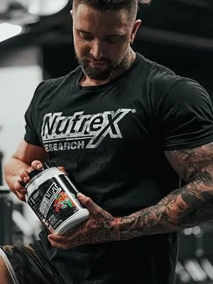 Nutrex Outlift Clinically Dosed Pre Workout Powder with Creatine, Citrulline, BCAA, Beta Alanine, Caffeine | Energy, Power, Pump Preworkout Supplement | Gummy Bear 30 Serving - Outlift Pre Workout Powder