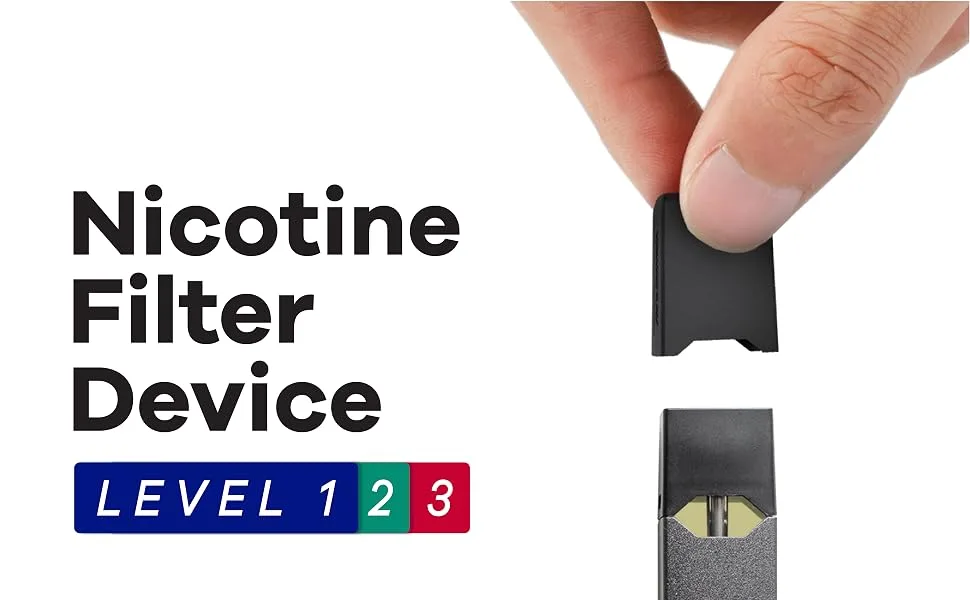 Quit Nicotine & Vaping While Still Using Your JUUL VapeAway System Curbs Cravings & Reduces Unwanted Toxins by 25% 50% & 75%, 100% Same Experience! Dont Patch Levels 1, 2 & 3 - mighty patch mastic gum cigarettes nicorette gum 2mg nicotine lozenges 4mg nicotine lozenges