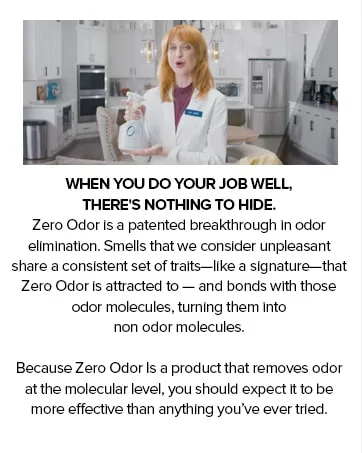Zero Odor  Laundry Odor Eliminator  Patented Molecular Technology Best For Clothes, Towels & Linens, Shoes, Bags, Etc. - Smell Great Again, 64oz - zero odor