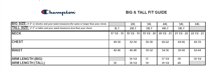 Champion Sweatpants Men Big and Tall Powerblend Workout Lounge Joggers 5X Black - product information 6