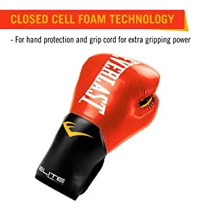 Everlast Elite Pro Style Training Gloves, Black, 16 Oz - product information 2