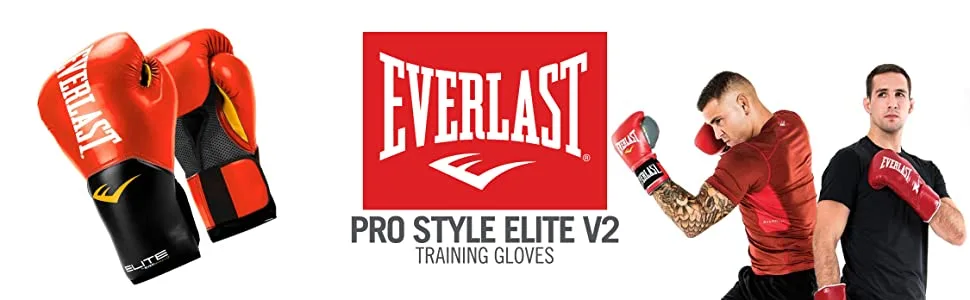 Everlast Elite Pro Style Training Gloves, Blue, 16 oz - product information 1