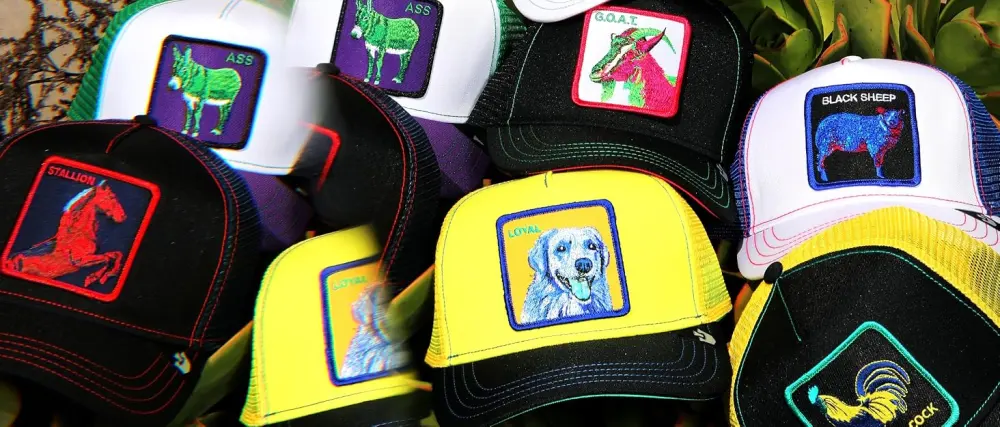 Goorin Bros. The Farm Adjustable Snapback Mesh Trucker Hat Black the Panther - acid trip