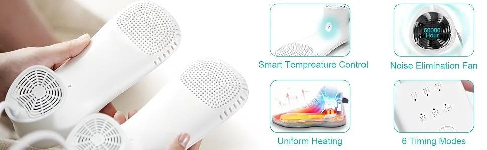 Home Care Wholesale Shoe Dryer and Deodorizer with Timer Heat Boots Dryer Shoes Warmer US Plug PM20 (Upgrade) - shoe dryer