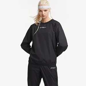 HOTSUIT Sauna Suit Women Durable Gym Workout Sauna Jacket Pants Sweat Suits Black Jacket & Pants Large - product information 14