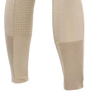 HR Farm Women's Full Seat Silicone Grip Breeches Horse Riding Jodhpurs 1 Beige 28 - bottom