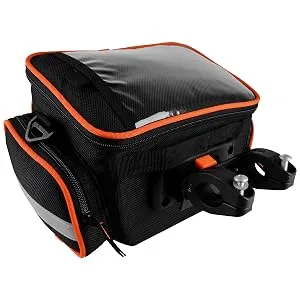 Ibera Bike Handlebar Bag for Camera Equipment, Clip-on Quick Release Bicycle Bag with Rain Cover and Map Sleeve, Medium (IB-HB4) - IB-HB3