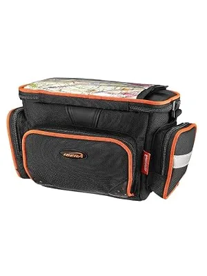 Ibera Bike Handlebar Bag for Camera Equipment, Clip-on Quick Release Bicycle Bag with Rain Cover and Map Sleeve, Medium (IB-HB4) - ib-hb4