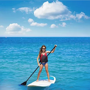 LBW SUP Paddle Board Paddle Stand up Paddleboard Paddles - 3-Piece or 4-Piece Floating Alloy Portable SUP Kayak Paddle Adjustable 2-Sided Paddle 4-Piece Paddle (Blue) - sup paddle board paddle