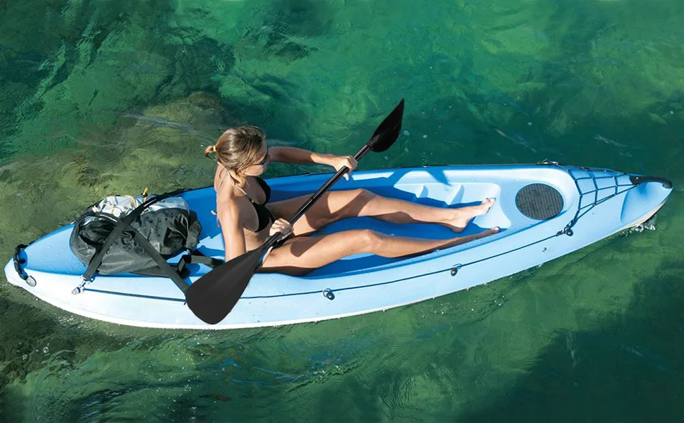 LBW SUP Paddle Board Paddle Stand up Paddleboard Paddles - 3-Piece or 4-Piece Floating Alloy Portable SUP Kayak Paddle Adjustable 2-Sided Paddle 4-Piece Paddle (Blue) - sup paddle board paddle