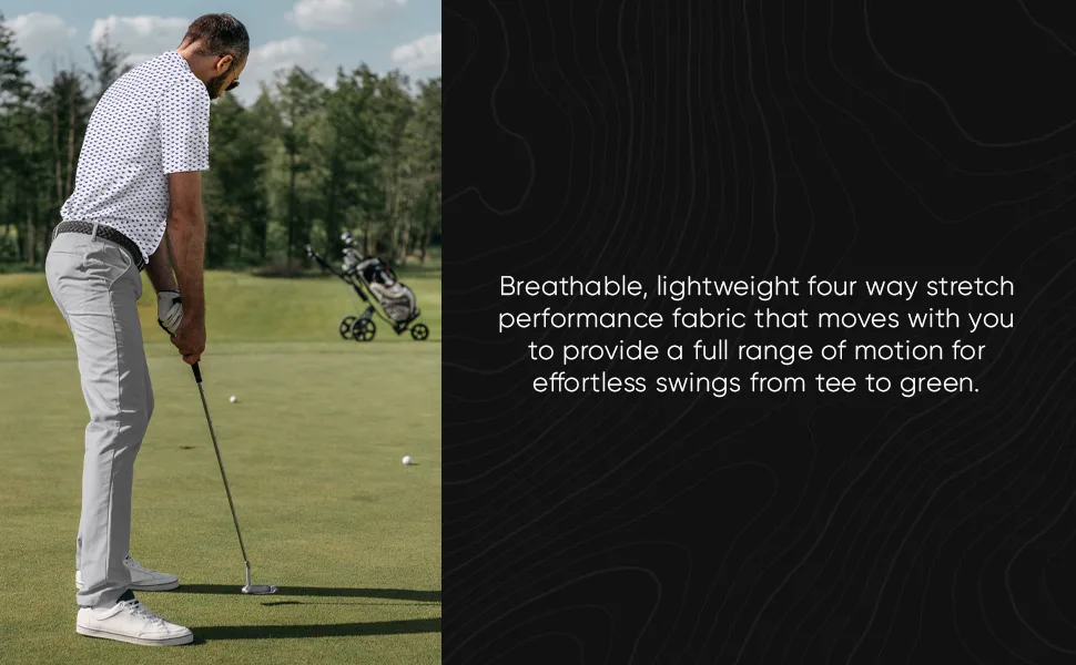 LRD Mens Stretch Golf Pants  Lightweight Performance Slim Fit Golf Pant for Men 32W x 32L Black - athletic work pants for men athletic fit khaki pants for men golf pants men stretch flex pants men