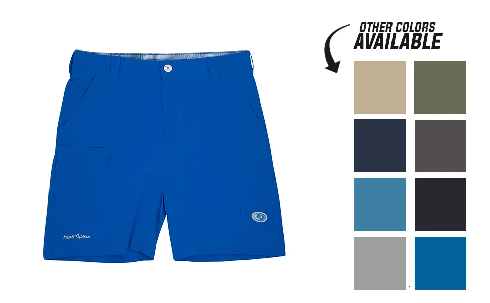 Mossy Oak Fishing Shorts for Men Quick Dry Flex Cool Gray Medium - colors
