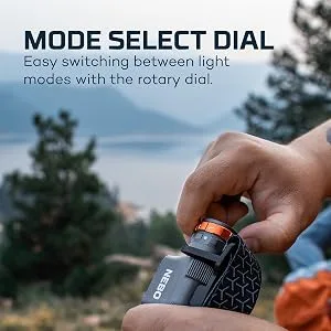 NEBO Transcend 1500 USB Rechargeable Headlamp for Camping, Hiking, Caving, Fishing, Waterproof Impact-resistant Bright Head Light with 5 Light Modes, Adjustable Headstrap - nebo, transcend, 1500 headlamp, headlight, flashlight, outdoors, light, night vision