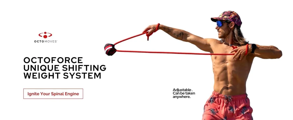 OctoForce - Octomoves Flow Rope Add-on for Weighted Rope Workout  High-Performance, Durable Arm Weights for Exercise Rope Workout  1.1 Lb Detachable Training Weights  Cardio & Strength Workout Rope - workout rope exercise rope gym rope ropes for working out workout ropes