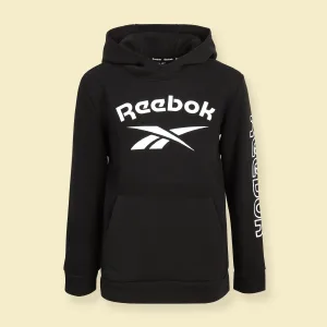 Reebok Boys' Active Jogger Set - 3 Piece Long Sleeve Shirt and Sweatpants - Performance Fleece Tracksuit for Boys (8-12) White 10 - Officially Licensed Reebok