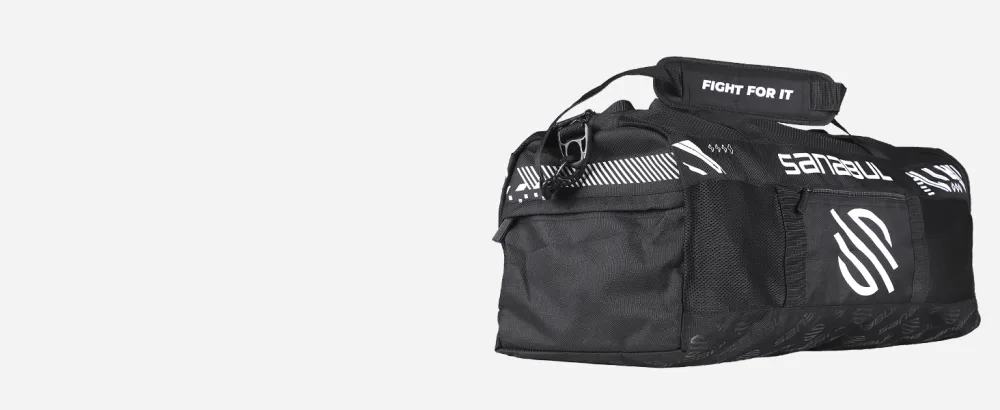 Sanabul Lab Series Mesh Duffel Gym Bag (Black/White, Standard) Black/White Standard - Lab Series Duffel Bag