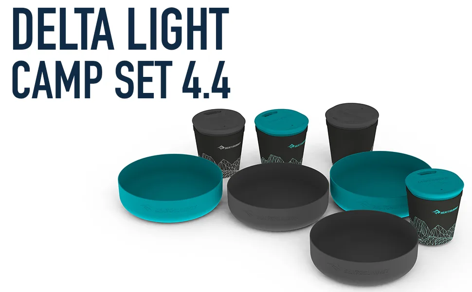 Sea to Summit Delta Light 4-Person Camp Dinnerware Set - Delta Light Camp Set