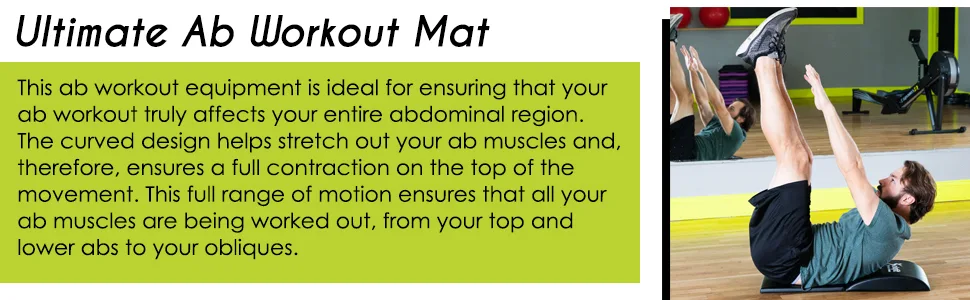 Solofit Ab Exercise Mat Abdominal, Sit Up & Core Trainer Pad for Full Range Motion Ab Workout - Provides Lower Back Support, Lumbar Support, Stretches Ab Muscles Exercise Mat with Tailbone - This sit up pillow is easy to use.