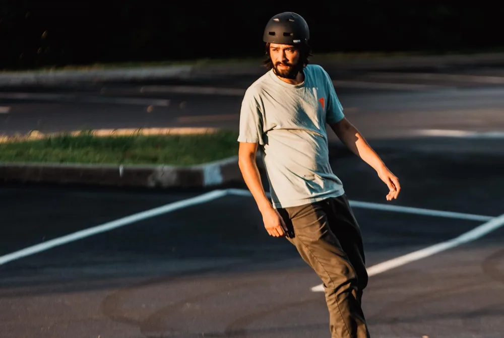STOMP Skateboard Helmet - Removable Liners Ventilation Multi-Sport Scooter Inline Skating for Youth & Adults Medium Matte White - product information 1