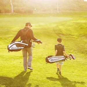 TaylorMade Golf Single Canopy Umbrella, 60" - father and son