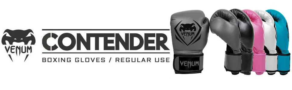 Venum Contender Boxing Gloves Black/Gold 16-Ounce - product information 1
