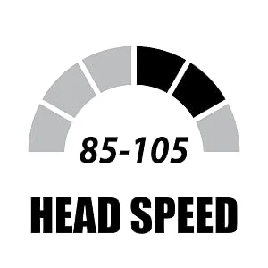 Volvik S3 Orange Small - head speed