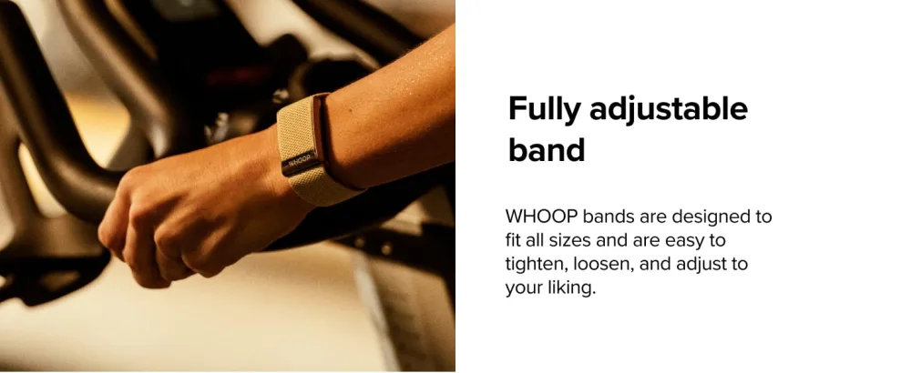 WHOOP Ultra-Soft SuperKnit Accessory Wristband 4.0 for Enhanced Performance, Comfort and Durability, Compatible 4.0 Wearable Health, Fitness & Activity Tracker, Moss - Fully adjustable band