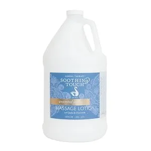 Soothing Touch Unscented Jojoba Massage Lotion, 1/2 gallon 64 Fl Oz (Pack of 1) - Therapy