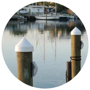 Taylor Made Products 46012 SM COM P-Shape Dock Coil Retail Pack, 10-Feet, White - piling