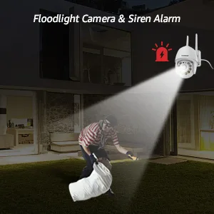 BOAVISION Security Camera Outdoor, Wireless WiFi IP Camera Home Security System 360 View,Motion Detection, auto Tracking,Two Way Talk,HD 1080P pan Tile Full Color Night Vision 1 Count (Pack of 1) - product information 15