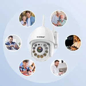 BOAVISION Security Camera Outdoor, Wireless WiFi IP Camera Home Security System 360 View,Motion Detection, auto Tracking,Two Way Talk,HD 1080P pan Tile Full Color Night Vision 1 Count (Pack of 1) - product information 21